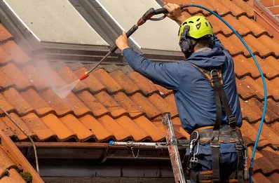 Démoussage et hydrofuge de toiture à Ascros